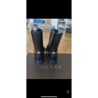 Gucci Bottes en Cuir en Noir