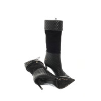 Balmain Boots Cotton in Black