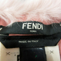 Fendi Scarf/Shawl Leather in Bordeaux