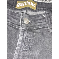 John Galliano Jeans en Denim en Noir