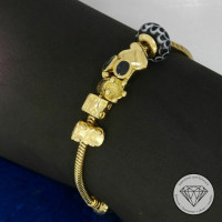 Pandora Bracelet en Or jaune en Doré