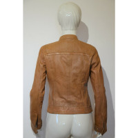 Boss Orange Jacke/Mantel aus Leder in Braun