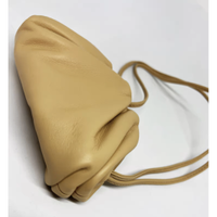 Bottega Veneta Clutch Bag Leather in Beige