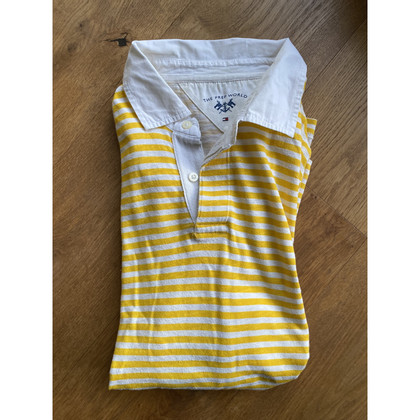 Tommy Hilfiger Top Cotton in Yellow