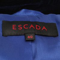 Escada Fluwelen pak in donkerblauw