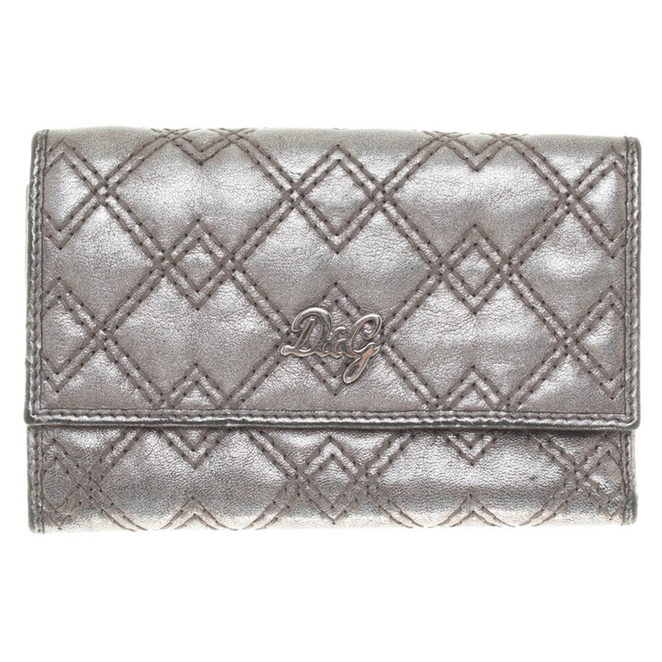 D&G Wallet with rhombus quilting