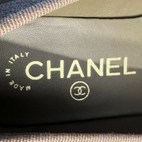Chanel Chaussons/Ballerines en Cuir en Taupe