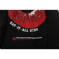 Gcds Top Cotton in Black