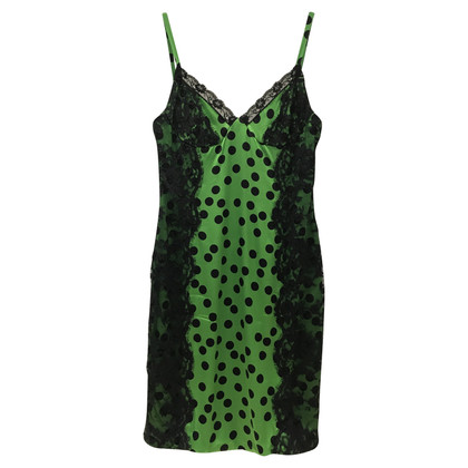 D&G Kleid aus Seide in Grün