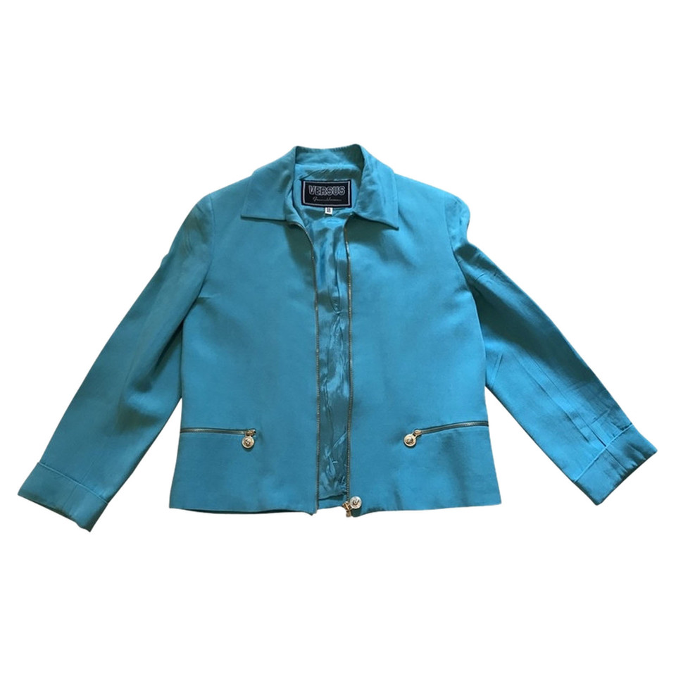 Versus Jacket/Coat in Turquoise