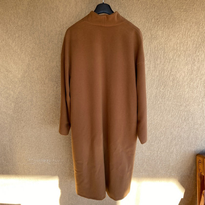 Alberta Ferretti Jacket/Coat Wool in Brown