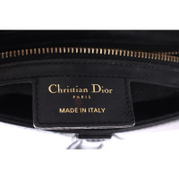 Christian Dior Saddle Bag Leer in Blauw