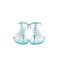 Balenciaga Sandals Leather in Turquoise