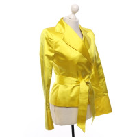 Dolce & Gabbana Blazer Silk in Yellow