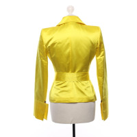 Dolce & Gabbana Blazer Silk in Yellow