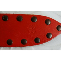 Diesel Belt Leather in Red