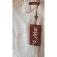 Max Mara Studio Robe en Coton en Blanc