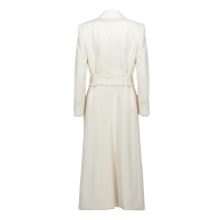Dolce & Gabbana Jacke/Mantel aus Wolle in Weiß