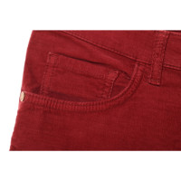 Trussardi Hose aus Baumwolle in Rot