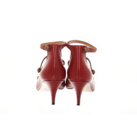 Pura Lopez Pumps/Peeptoes Leather in Red