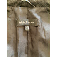 Arma Blazer in Pelle in Nero