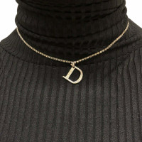 Christian Dior Necklace Silver in Silvery