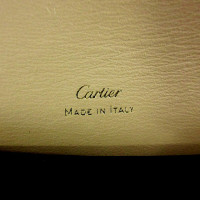Cartier Täschchen/Portemonnaie aus Leder in Beige