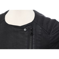 All Saints Jacket/Coat Cotton in Black