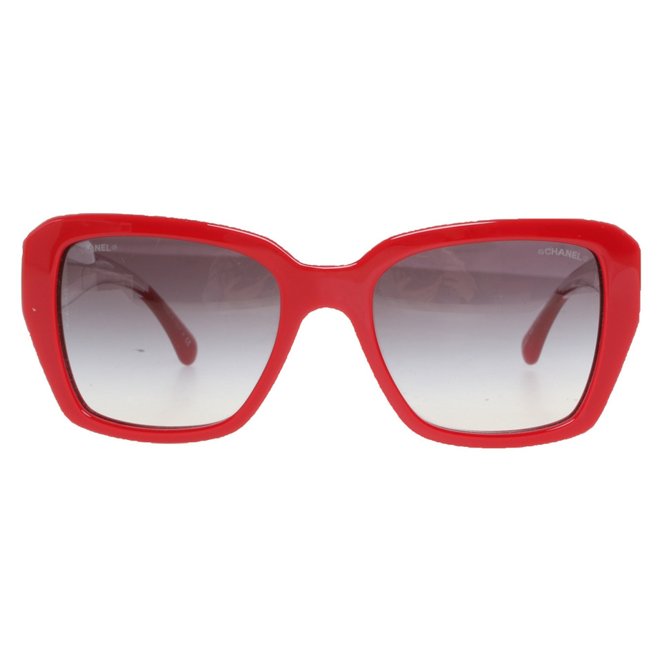 Chanel Sonnenbrille in Rot