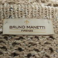 Bruno Manetti Strick in Grau
