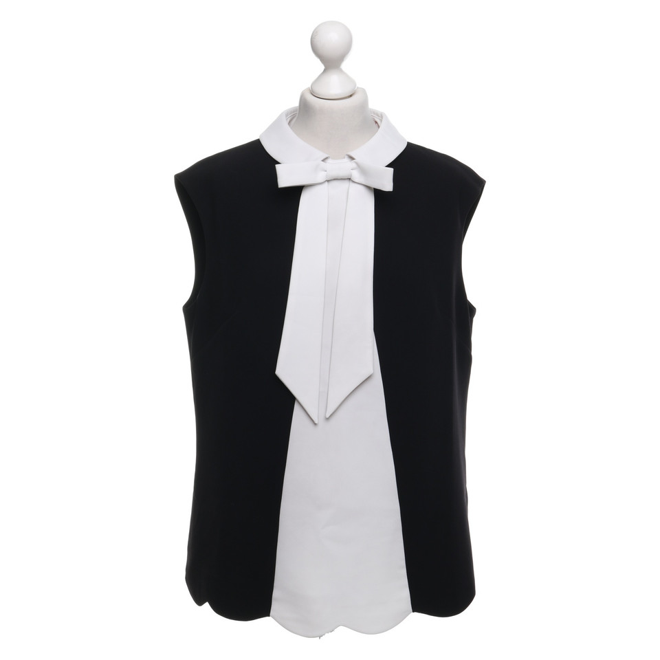 Ted Baker Top in bianco e nero