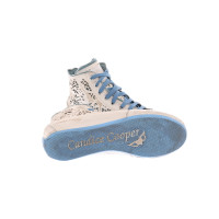 Candice Cooper Sneaker in Pelle in Crema