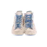 Candice Cooper Sneaker in Pelle in Crema