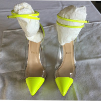 Christian Louboutin Sandals Patent leather in Yellow