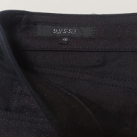 Gucci Paire de Pantalon en Coton en Noir
