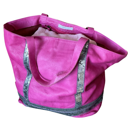 Vanessa Bruno Tote Bag aus Leder in Rosa / Pink