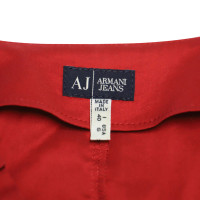 Armani Oberteil aus Baumwolle in Rot