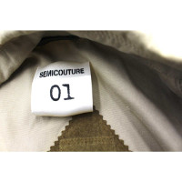 Semi Couture Veste/Manteau en Coton en Beige