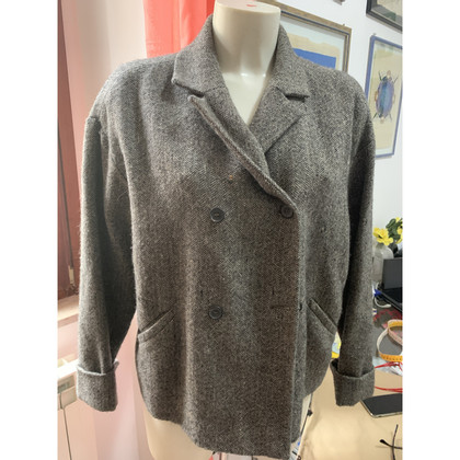 Max & Co Jacket/Coat Wool in Brown