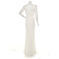 Adrianna Papell Kleid aus Viskose in Weiß