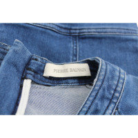 Pierre Balmain Vestito in Denim in Blu