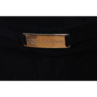 Dolce & Gabbana Paire de Pantalon en Viscose en Noir