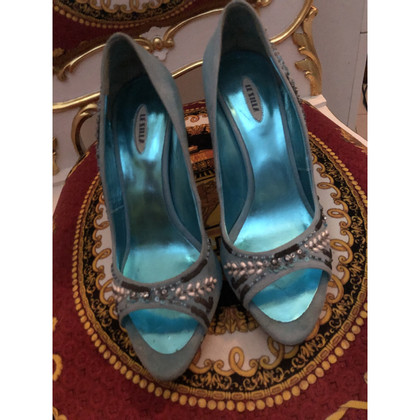 Le Silla  Pumps/Peeptoes Suede in Turquoise