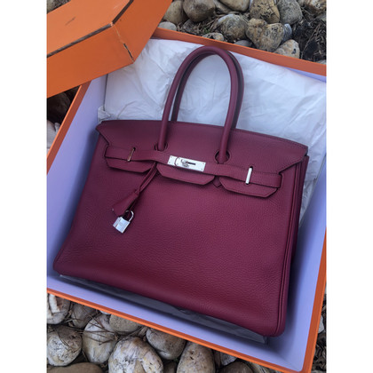 Hermès Birkin Bag Leer in Roze