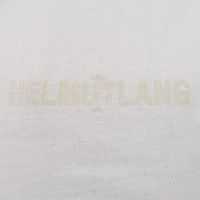 Helmut Lang Oberteil aus Baumwolle in Weiß