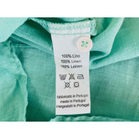 0039 Italy Top Linen in Turquoise