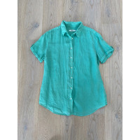 0039 Italy Top Linen in Turquoise