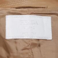 Prada Leather jacket in light brown