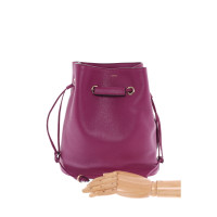 Lancel Shopper Leer in Fuchsia