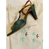 Chie Mihara Sandals Suede in Blue